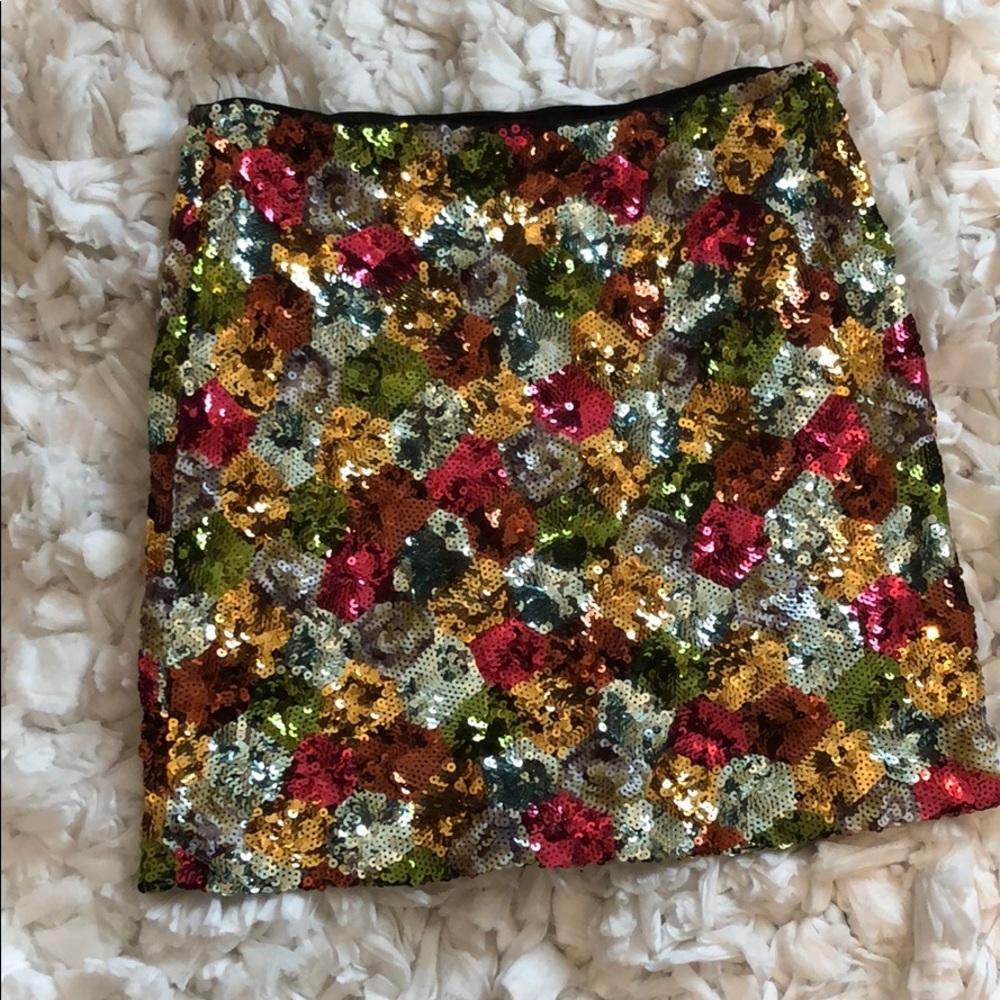 Pim & Larkin sequin skirt